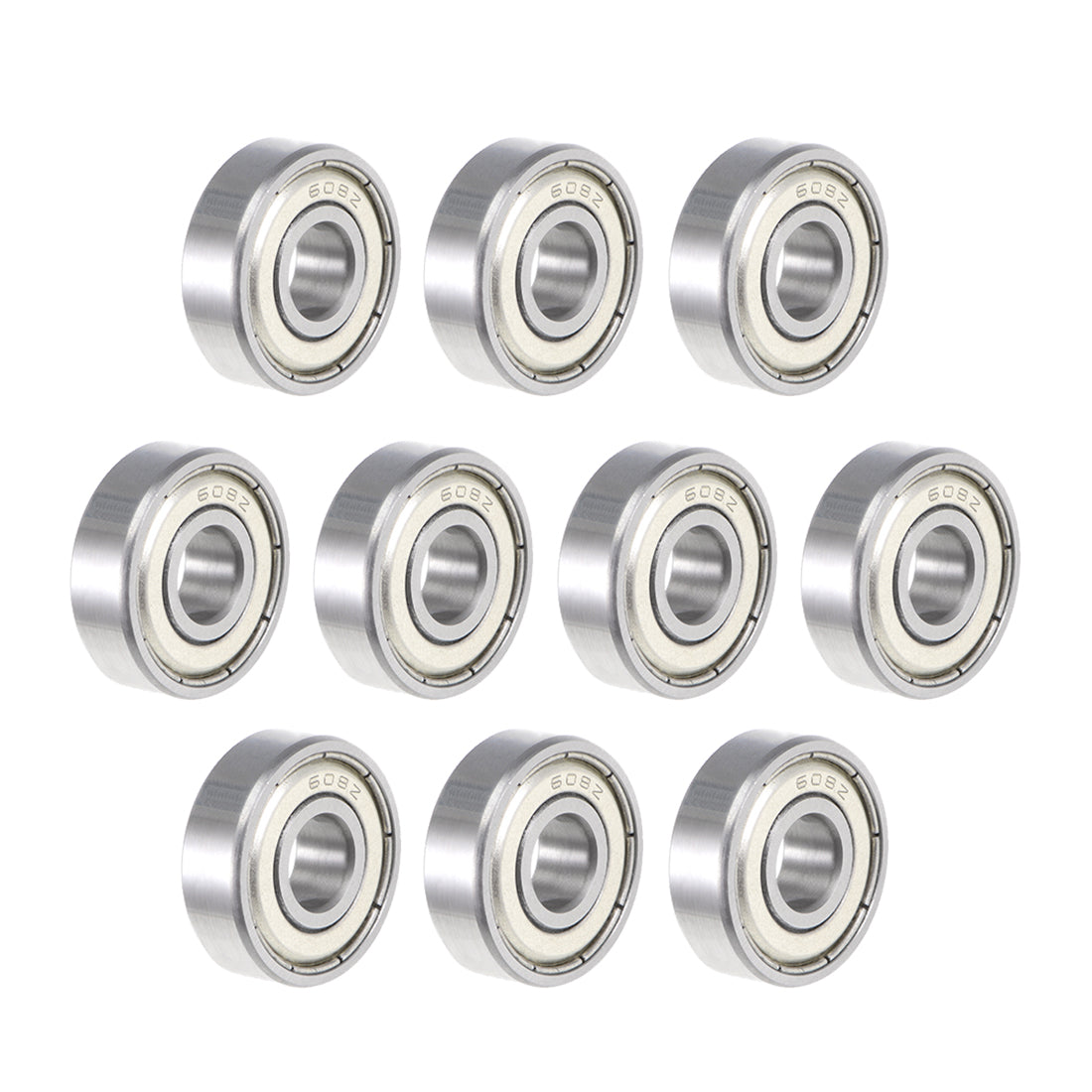 uxcell Uxcell Deep Groove Ball Bearing Double Shielded ABEC-3 Bearings