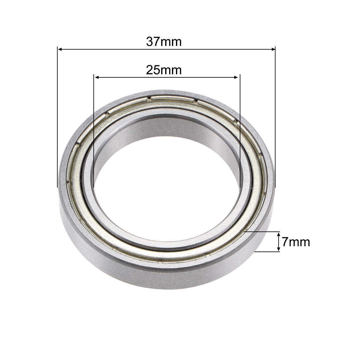 uxcell Uxcell Deep Groove Ball Bearings Thin Section Double Shielded Chrome Steel