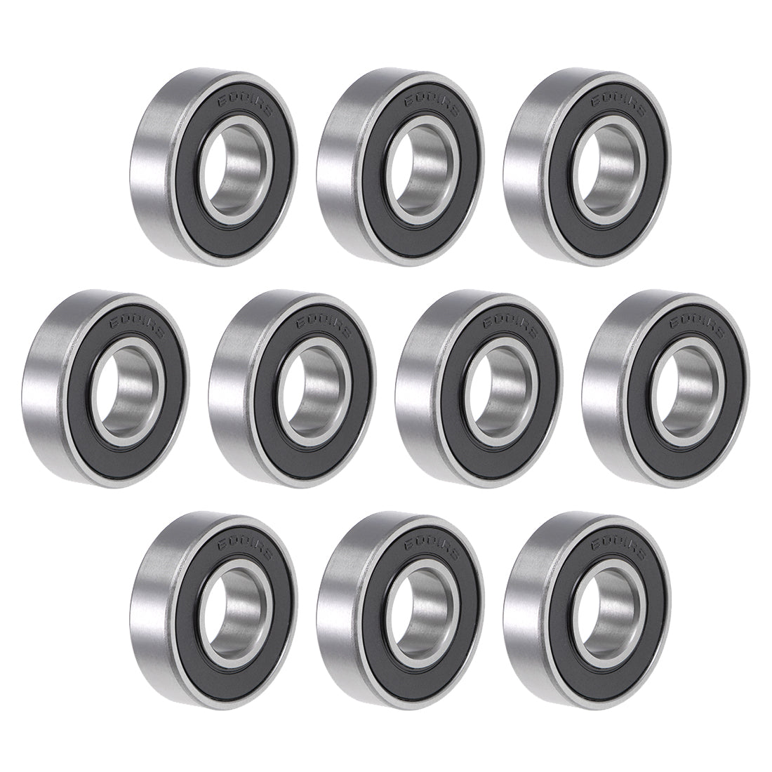 uxcell Uxcell Deep Groove Ball Bearings Metric Double Sealed Chrome Steel ABEC3 Z1