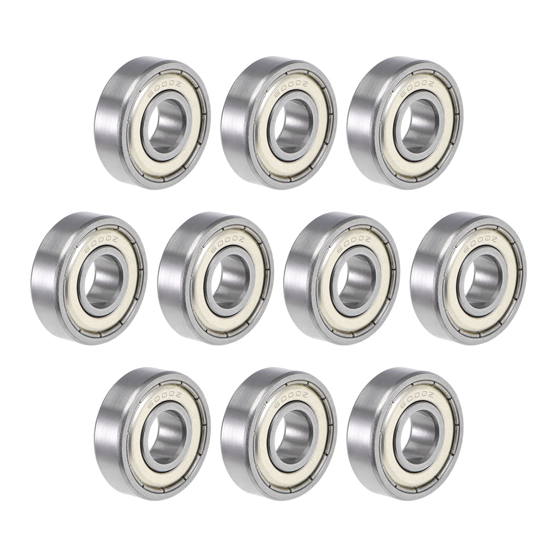 uxcell Uxcell Deep Groove Ball Bearing Double Shielded ABEC-3 Bearings