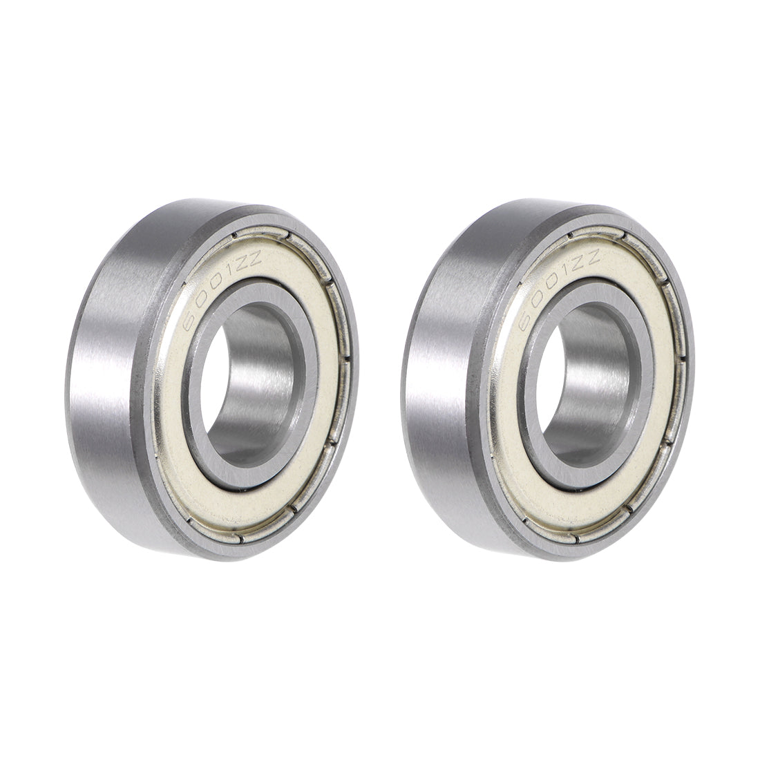Harfington Deep Groove Ball Bearings Metric Double Shielded Chrome Steel ABEC3 Z1