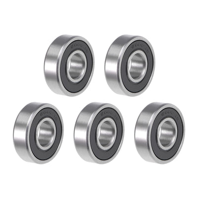 Harfington Uxcell Deep Groove Ball Bearing Double Sealed P6 Z1 Level Bearings