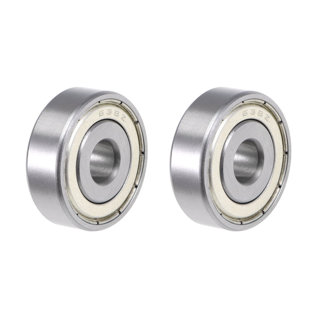 Harfington Deep Groove Ball Bearings Metric Double Shielded Chrome Steel ABEC3 Z1
