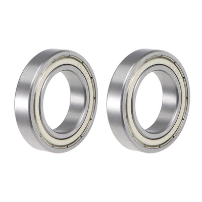 Harfington Deep Groove Ball Bearing Double Shielded Chrome Metric Bearings P0 Z1