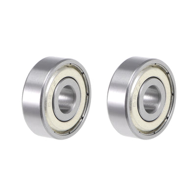 Harfington Deep Groove Ball Bearings Metric Double Shielded Chrome Steel ABEC3 Z1