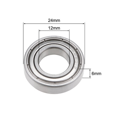 Harfington Deep Groove Ball Bearings Thin Section Double Shielded Stainless Steel