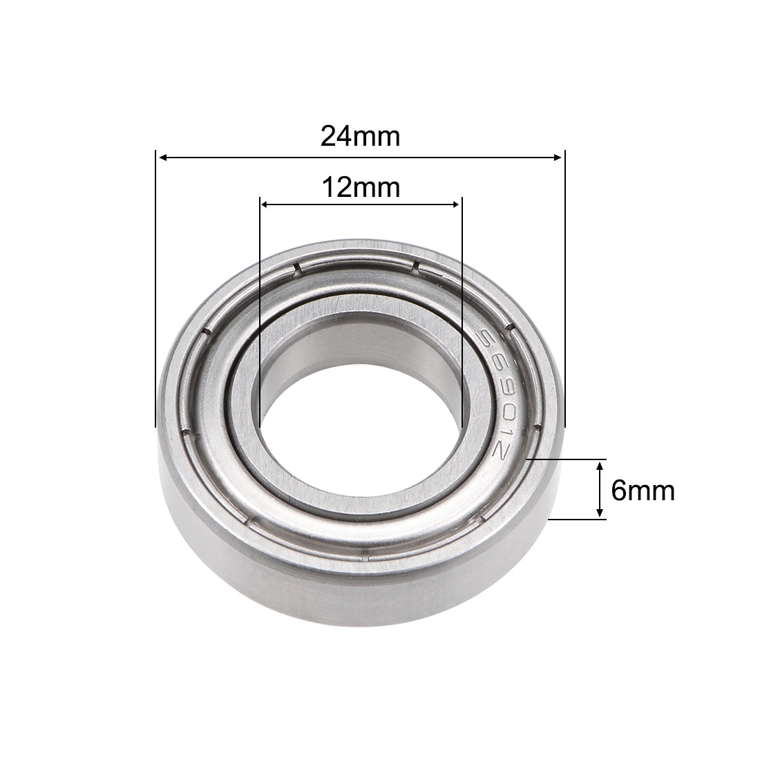 Harfington Deep Groove Ball Bearings Thin Section Double Shielded Stainless Steel