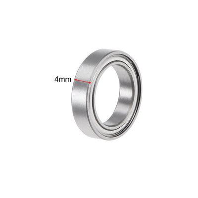 Harfington Deep Groove Ball Bearings Thin Section Double Shield Chrome Steel ABEC3