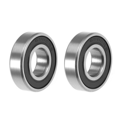 Harfington Uxcell Deep Groove Ball Bearing Double Sealed P6 Z1 Bearings