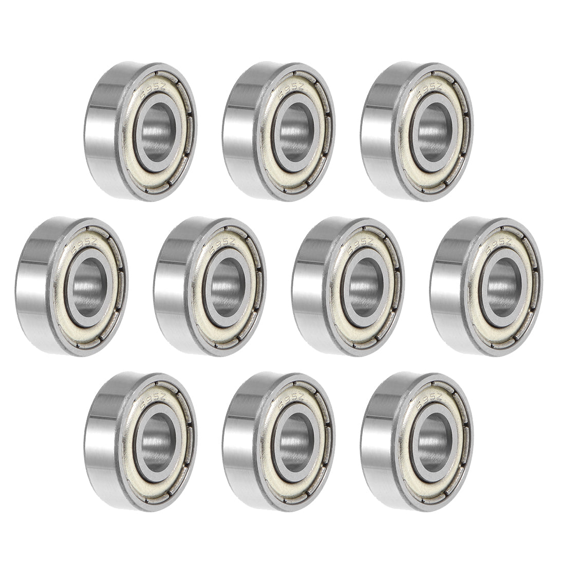 uxcell Uxcell Deep Groove Ball Bearing Double Shielded ABEC-3 Bearings