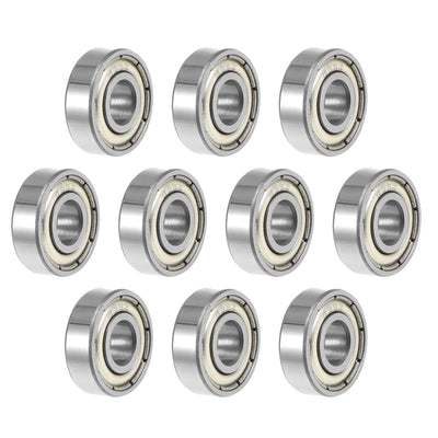 Harfington Uxcell Deep Groove Ball Bearing Double Shielded ABEC-3 Bearings