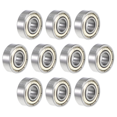 Harfington Uxcell Deep Groove Ball Bearing Double Shielded ABEC-3 Bearings