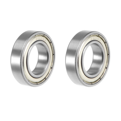 Harfington Deep Groove Ball Bearings Metric Double Shielded Chrome Steel ABEC3 Z1