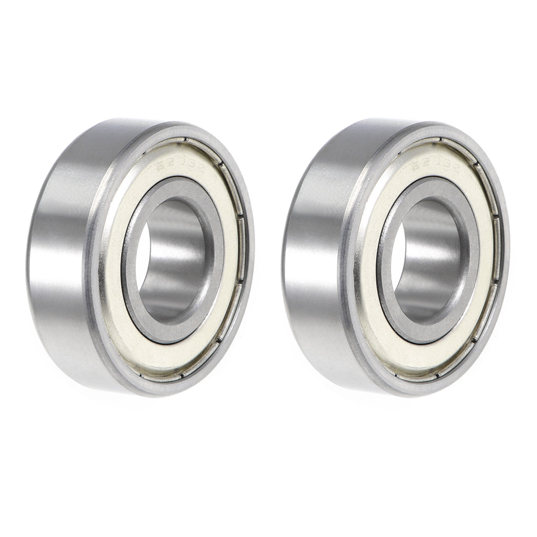 Harfington Deep Groove Ball Bearings Metric Double Shielded Chrome Steel ABEC3 Z1