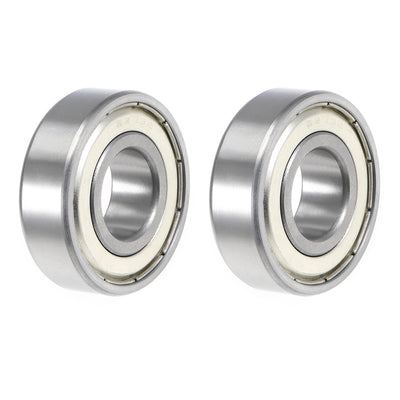 Harfington Deep Groove Ball Bearings Metric Double Shielded Chrome Steel ABEC3 Z1