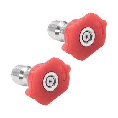 Harfington Pressure Washer Spray Nozzle Tips, 1/4" Stainless Steel, 2 Pcs