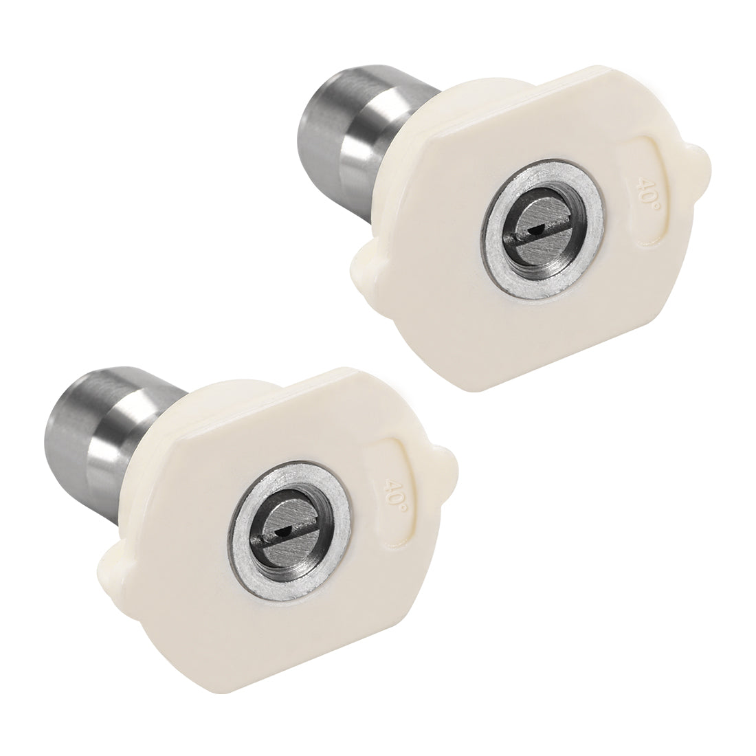 Harfington Pressure Washer Spray Nozzle Tips, 1/4" Stainless Steel, 2 Pcs