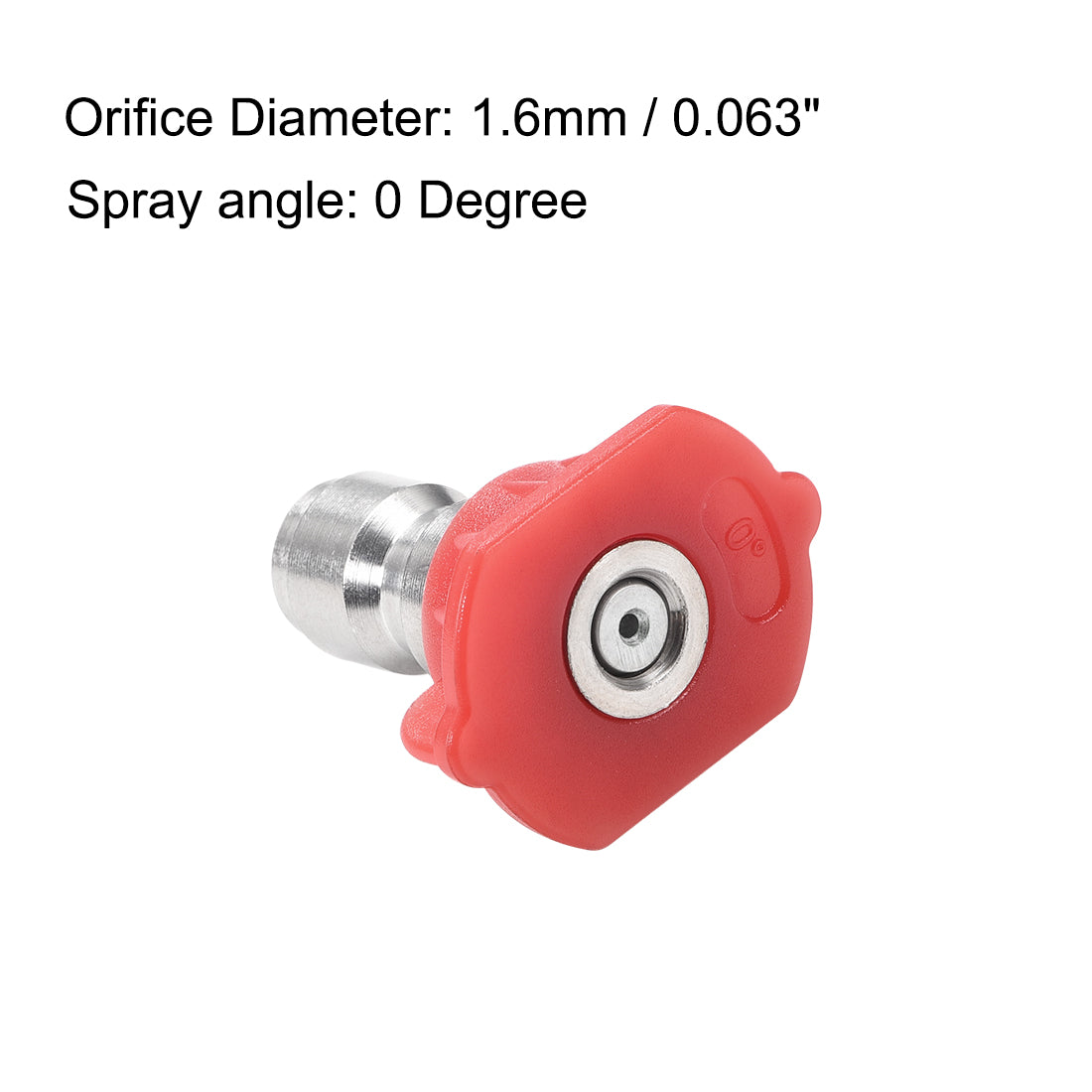 Harfington Pressure Washer Spray Nozzle Tips, 1/4" Stainless Steel, 2 Pcs