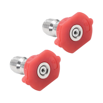 Harfington Pressure Washer Spray Nozzle Tips, 1/4" Stainless Steel, 2 Pcs