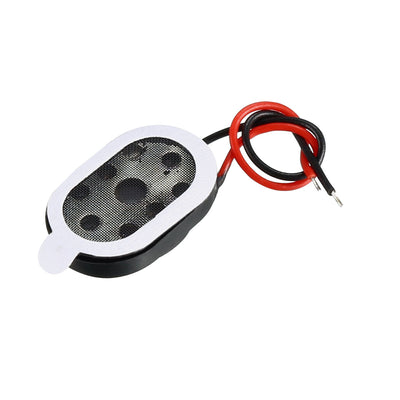 Harfington 0.5Watt 8 Ohm 2-Wired ellipse Mini Magnet MP3 MP4 Phone Speaker Loudspeaker 6Pcs