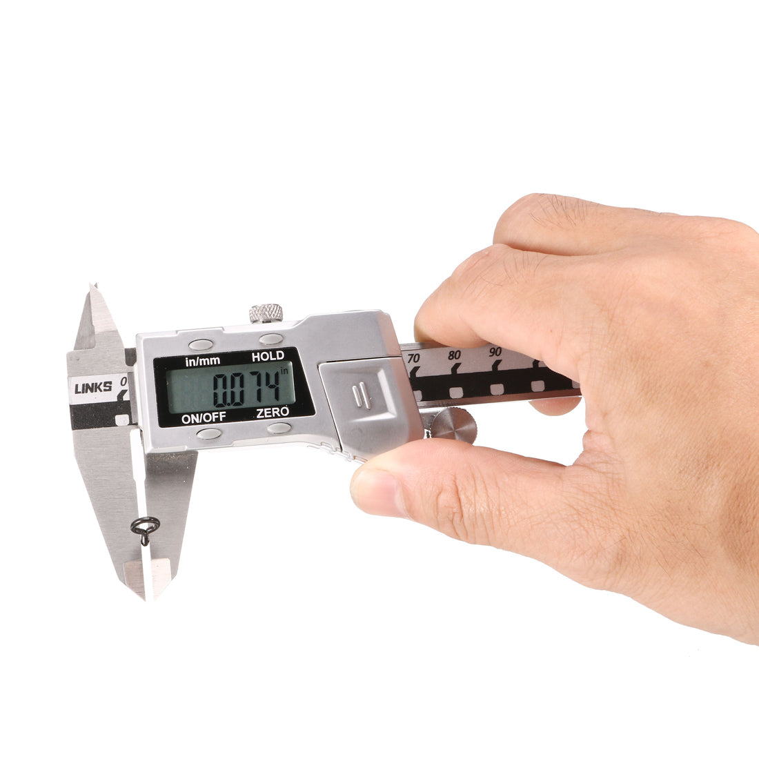 Harfington 0.6" Screw Eye Hooks Self Tapping Screws Screw-in Hanger Eye-Shape  Hooks Black 50pcs