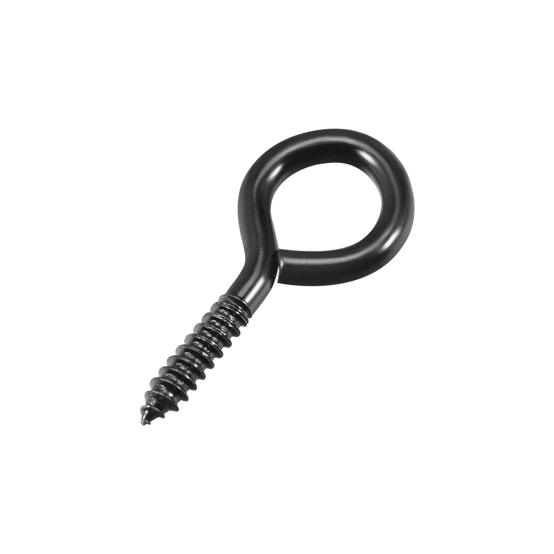 Harfington Screw Eye Hooks Self Tapping Screws Screw-in Hanger Eye-Shape  Hooks 80pcs