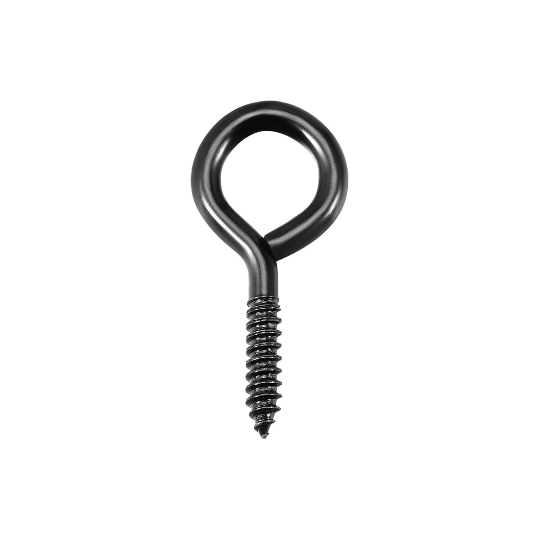 Harfington Screw Eye Hooks Self Tapping Screws Screw-in Hanger Eye-Shape  Hooks 80pcs