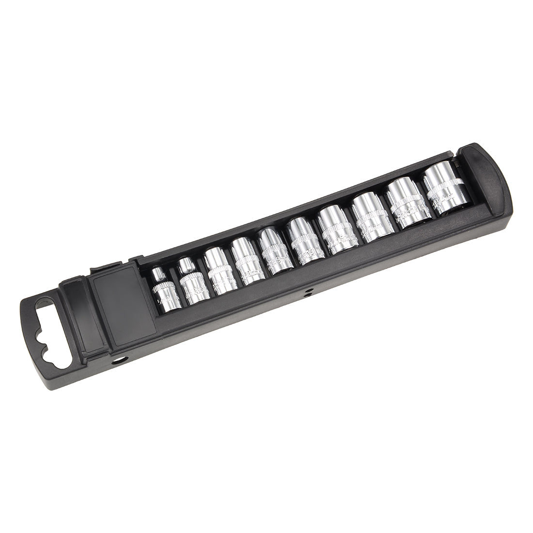 Harfington 1/4-Inch Drive 6 Point Socket Set 5mm - 14mm Metric Cr-V 10 Pcs (2-inch Long)
