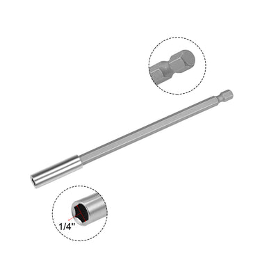 Harfington Extension Extend Socket Drill Bit Holder Magnetic Hex Screwdriver Power Tools ,5.9-inch Length,1/4''-Hexagon Drill 12pcs