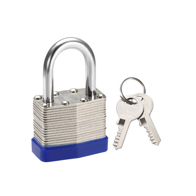 Harfington 1 Inch Shackle Key Different Safety Padlock Steel Lock