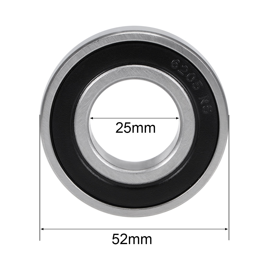 uxcell Uxcell Deep Groove Ball Bearing Double Sealed ABEC-3 Z1 Bearings