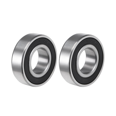 Harfington Uxcell Deep Groove Ball Bearing Double Sealed ABEC-3 Z1 Bearings