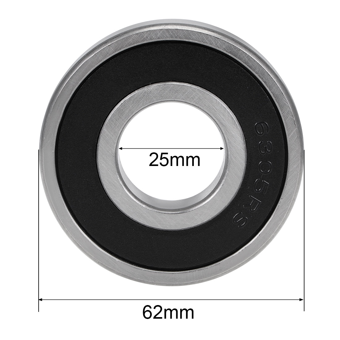 uxcell Uxcell Deep Groove Ball Bearing Double Sealed ABEC-3 Z1 Bearings