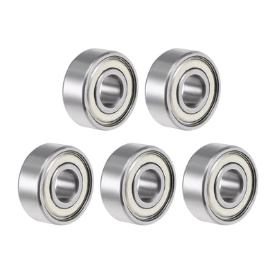 Harfington Deep Groove Ball Bearings Inch Double Shielded Chrome Steel ABEC-3 Z1