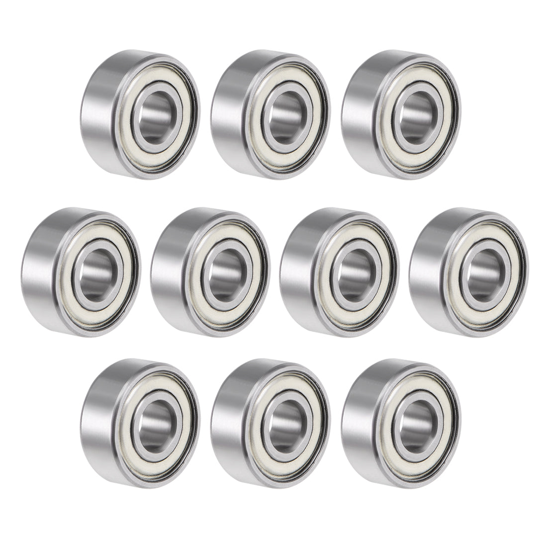 Harfington R3ZZ Ball Bearing 3/16"x1/2"x10/51" Double Shielded ABEC-3 Bearings 10pcs