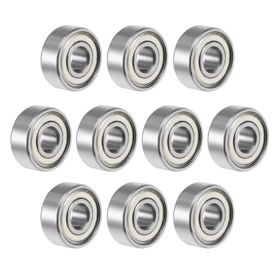 Harfington R3ZZ Ball Bearing 3/16"x1/2"x10/51" Double Shielded ABEC-3 Bearings 10pcs