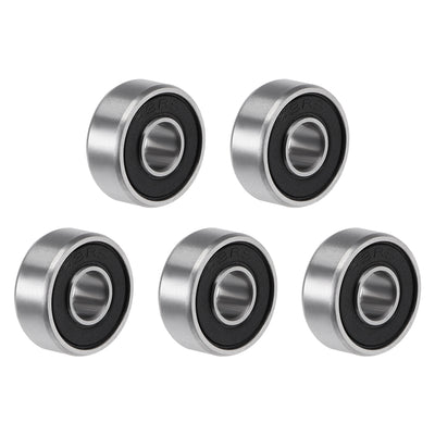 Harfington Uxcell Deep Groove Ball Bearing Double Sealed ABEC-3 Bearings