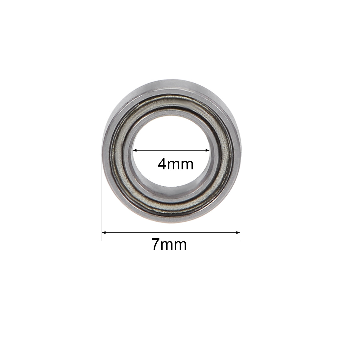 Harfington Deep Groove Ball Bearings Metric Double Shielded Chrome Steel P6 Z1