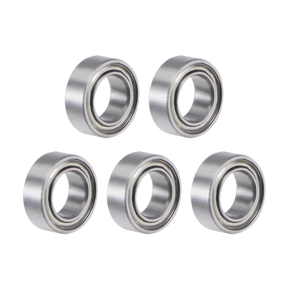 Harfington Deep Groove Ball Bearings Metric Double Shielded Chrome Steel P6 Z1