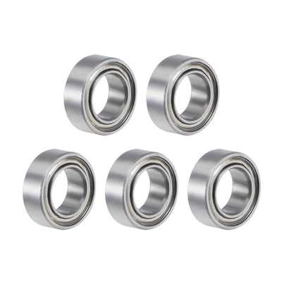 Harfington Deep Groove Ball Bearings Metric Double Shielded Chrome Steel P6 Z1