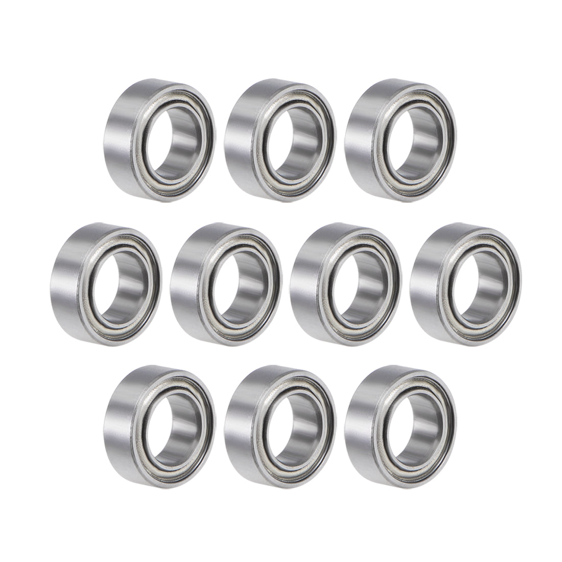 Harfington Deep Groove Ball Bearings Metric Double Shield Chrome Steel ABEC-3 Z1