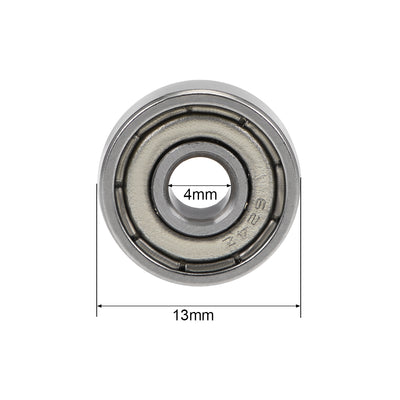 Harfington Deep Groove Ball Bearings Metric Double Shielded Chrome Steel ABEC3 Z1