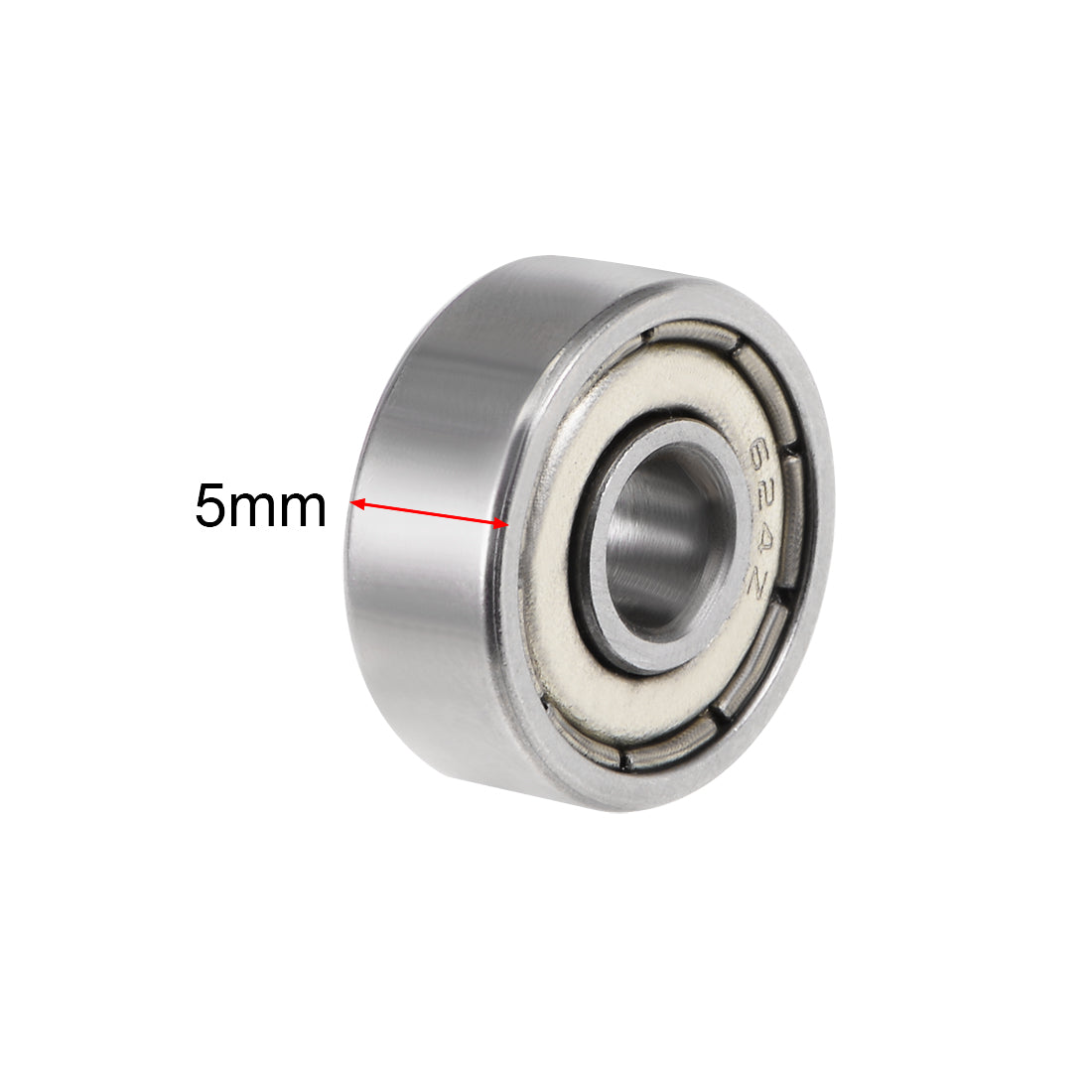 Harfington Deep Groove Ball Bearings Metric Double Shielded Chrome Steel ABEC3 Z1 Level