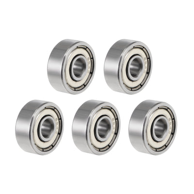 Harfington Deep Groove Ball Bearings Metric Double Shielded Chrome Steel ABEC3 Z1 Level