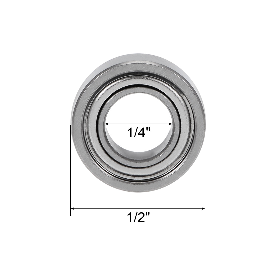 Harfington Deep Groove Ball Bearings Inch Double Shielded Chrome Steel ABEC-3