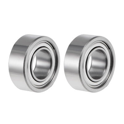 Harfington Deep Groove Ball Bearings Inch Double Shielded Chrome Steel ABEC-3