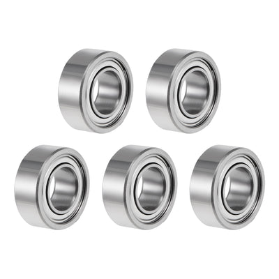 Harfington Deep Groove Ball Bearings Inch Double Shielded Chrome Steel ABEC-3 Z1