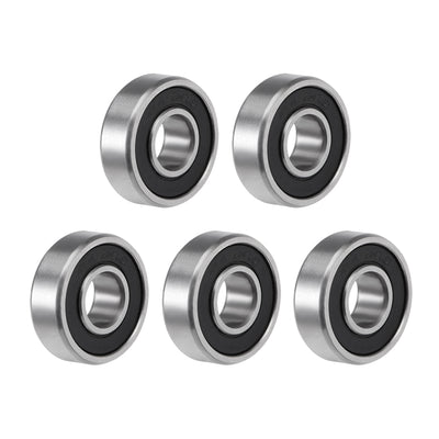 Harfington Uxcell Deep Groove Ball Bearing Double Sealed ABEC-3 Bearings