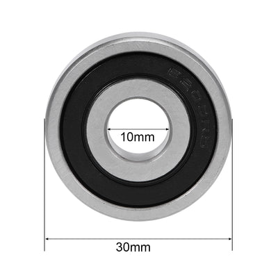 Harfington Uxcell Deep Groove Ball Bearing Double Sealed P6 Z1 Level Bearings