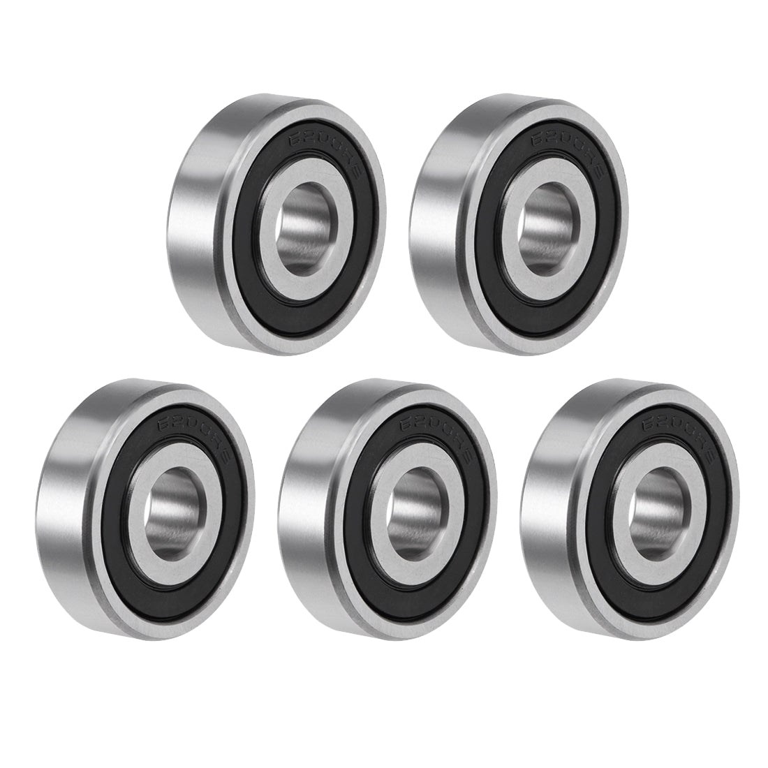 uxcell Uxcell Deep Groove Ball Bearing Double Sealed P6 Z1 Level Bearings